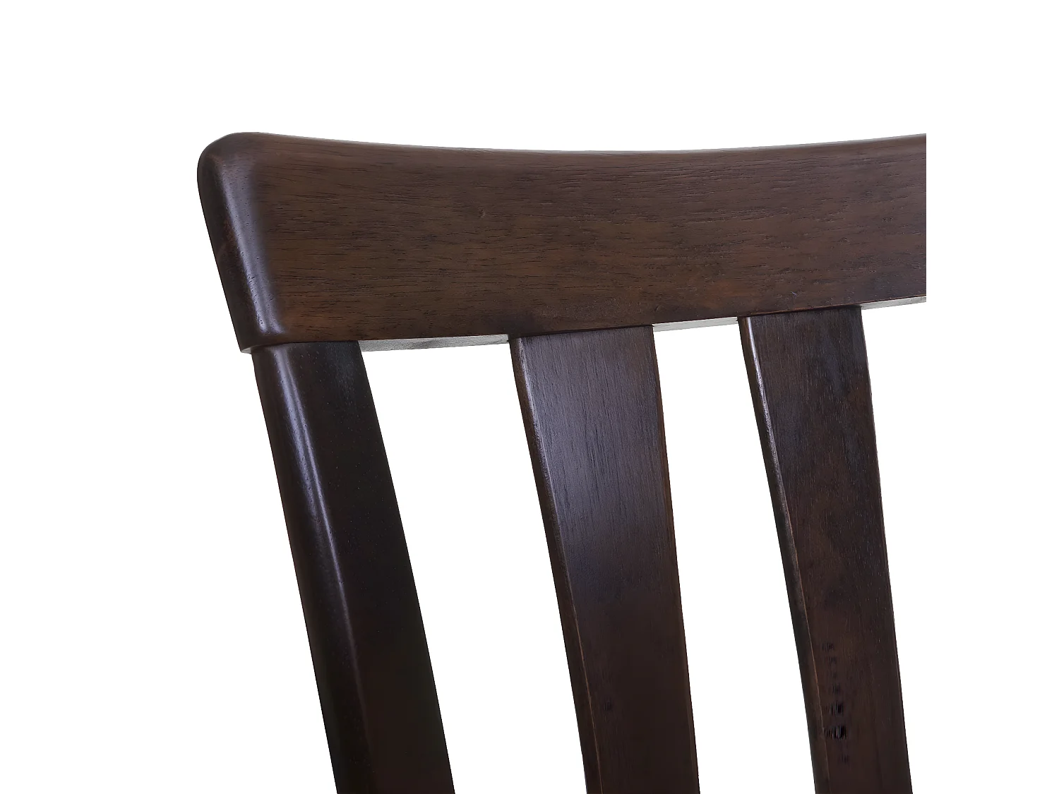 Set de 2 chaises de salle à manger cuisine en tissu gris foncé et bois massif marron foncé 04_0002966