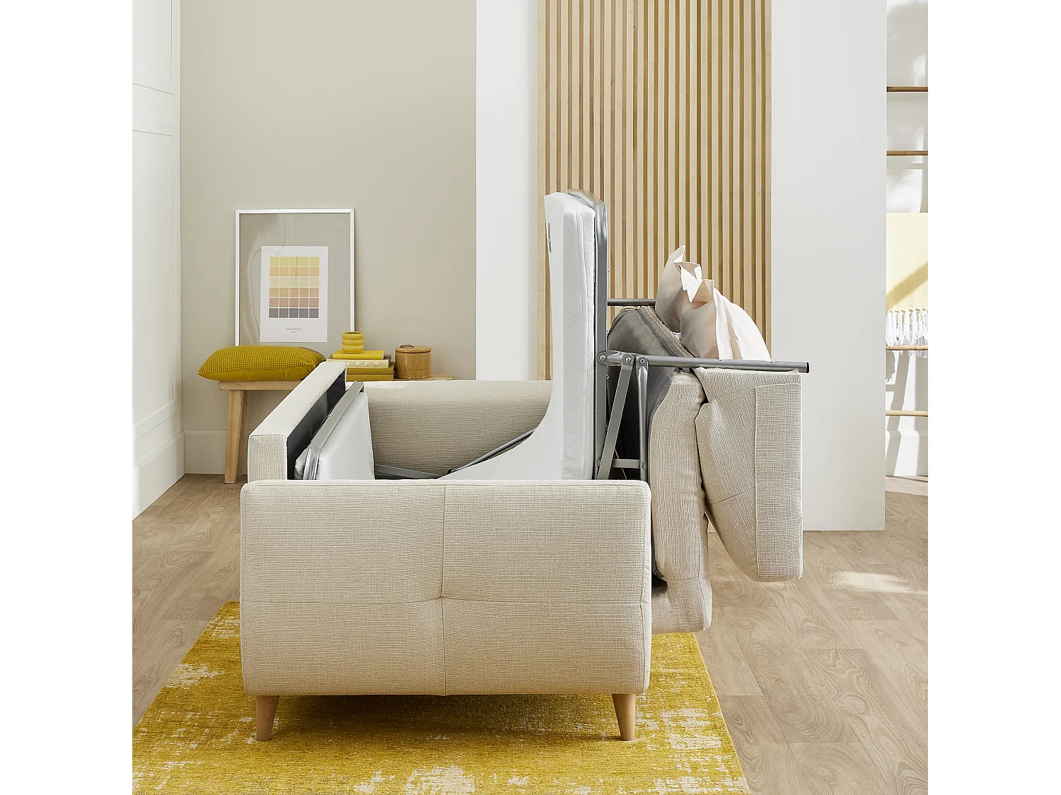 Matelas pour canapé-lit convertible mousse Aurore 200 - SOMEO 140x190