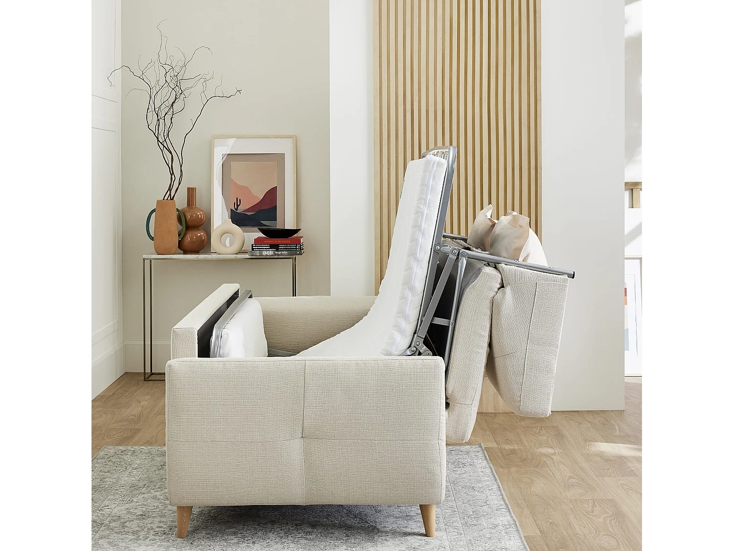 Matelas pour canapé-lit convertible 100 % latex Crépuscule 200 - SOMEO 120x190