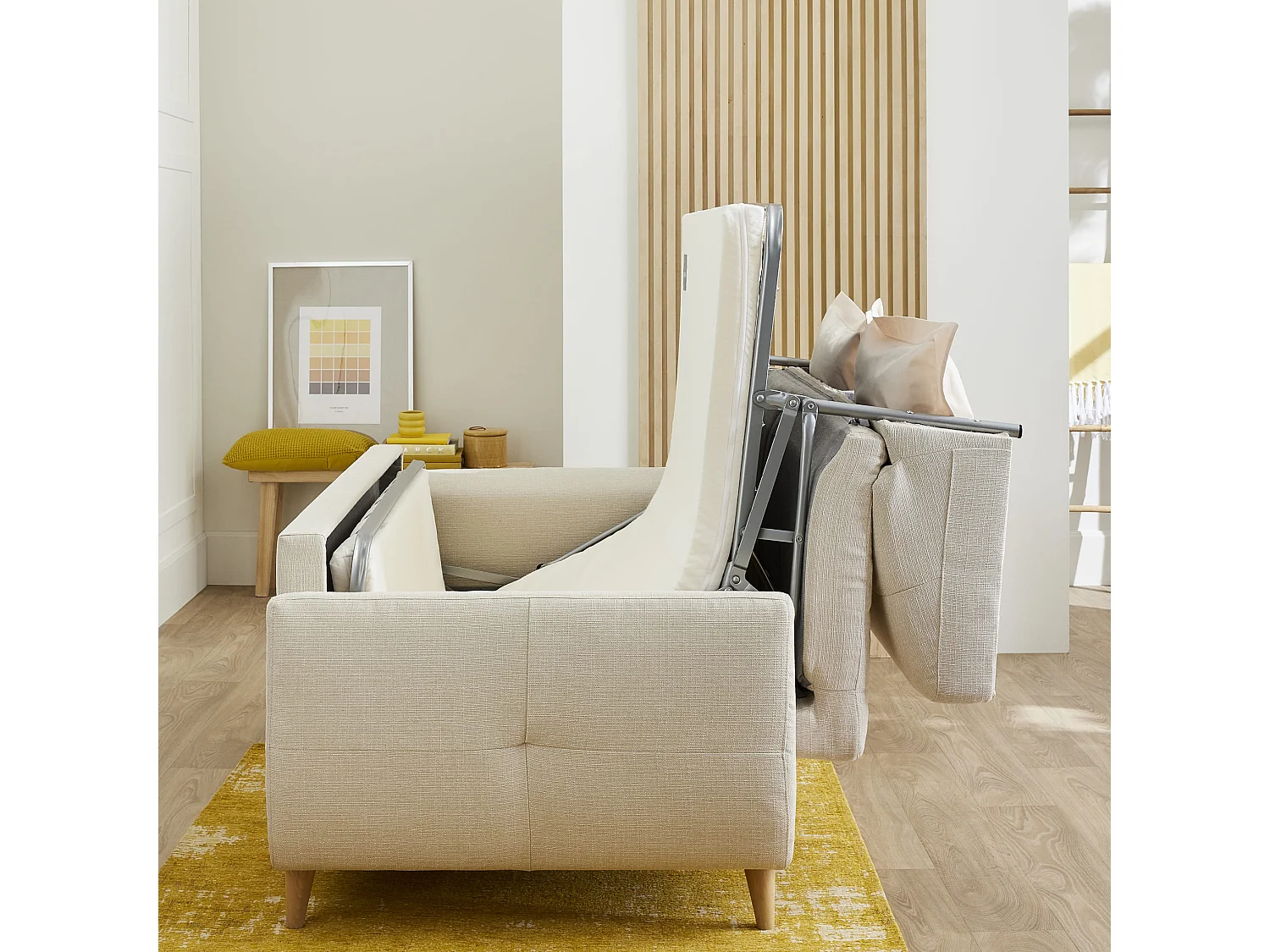 Matelas pour canapé-lit convertible mousse Aurore 100 - SOMEO 140x190