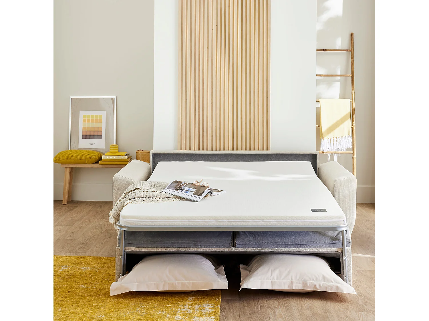 Matelas pour canapé-lit convertible mousse Aurore 100 - SOMEO 140x190