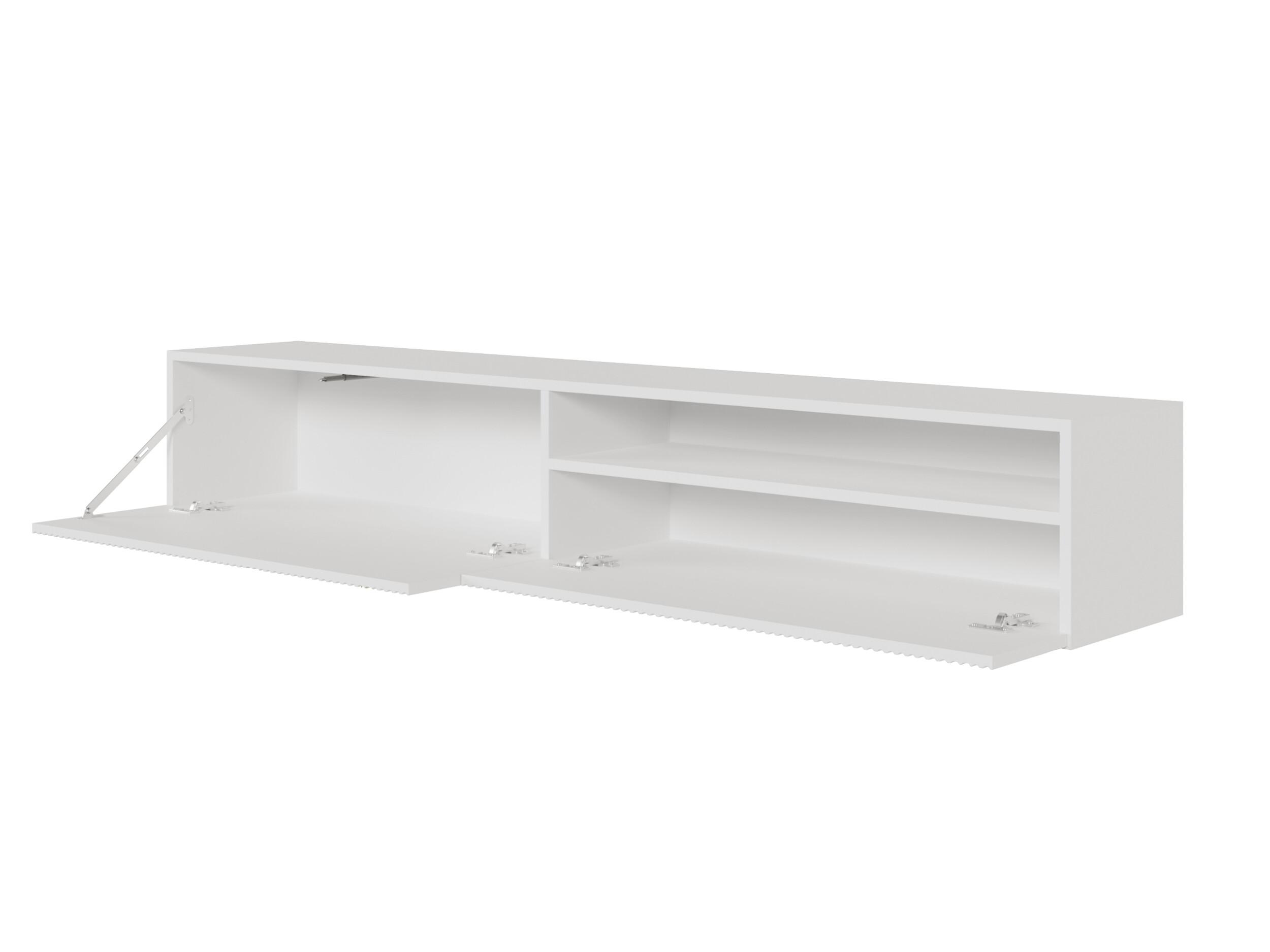 Mueble Tv Colgante Con Compartimento Abierto Cm Blanco Veldio