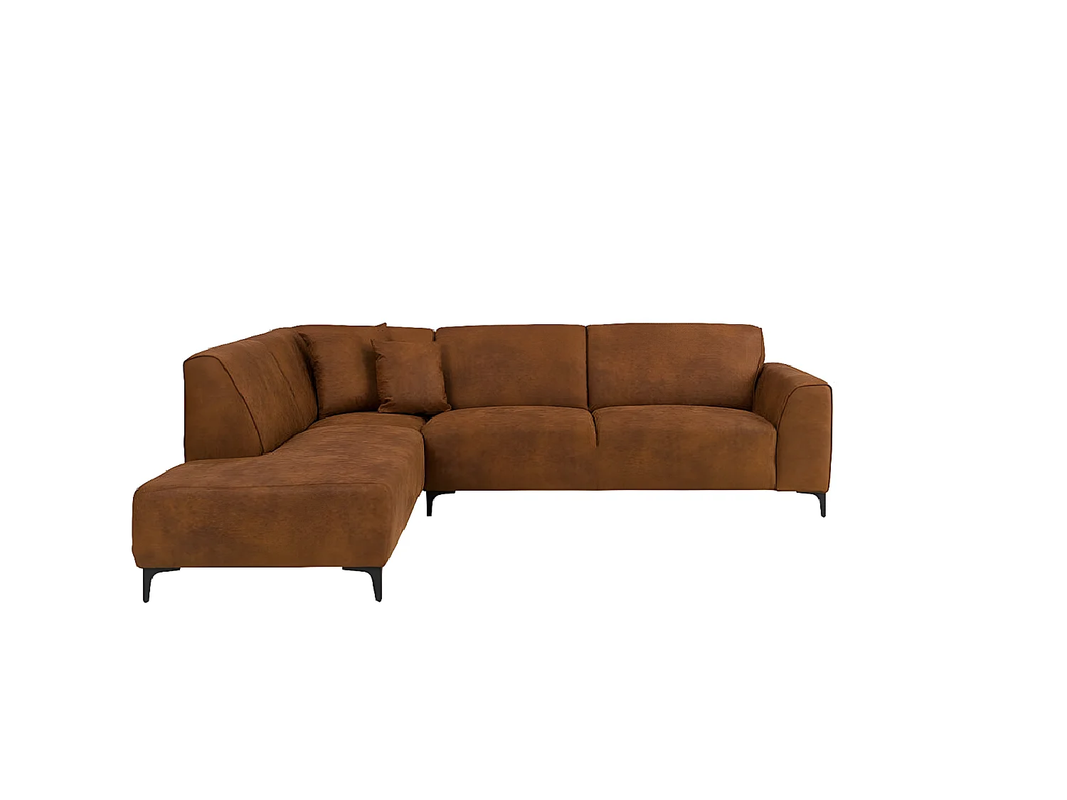 hoekbank munna links- vintage bruin