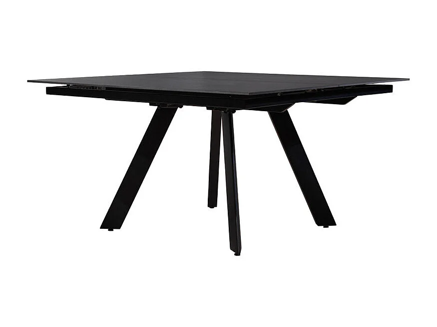 Table carrée extensible 140 à 190 cm céramique gris anthracite - RYUK