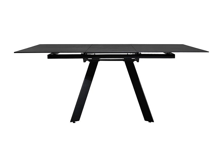 Table carrée extensible 140 à 190 cm céramique gris anthracite - RYUK