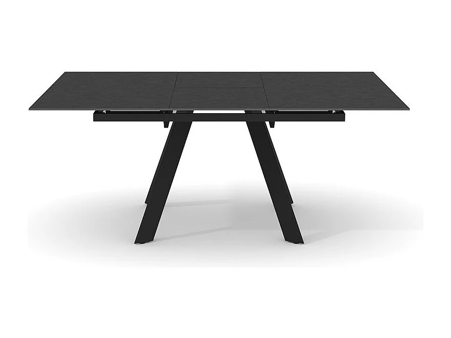 Table carrée extensible 140 à 190 cm céramique gris anthracite - RYUK