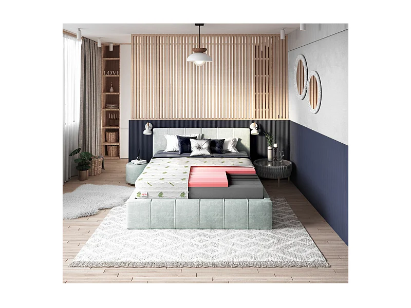 Matelas  Select  - Mousse haute résilience HR - Aloès Vera - Epaisseur 14cm