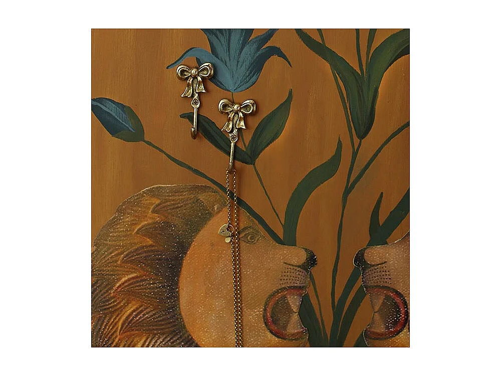 Patère en laiton recyclé Noeud (Lot de 2)