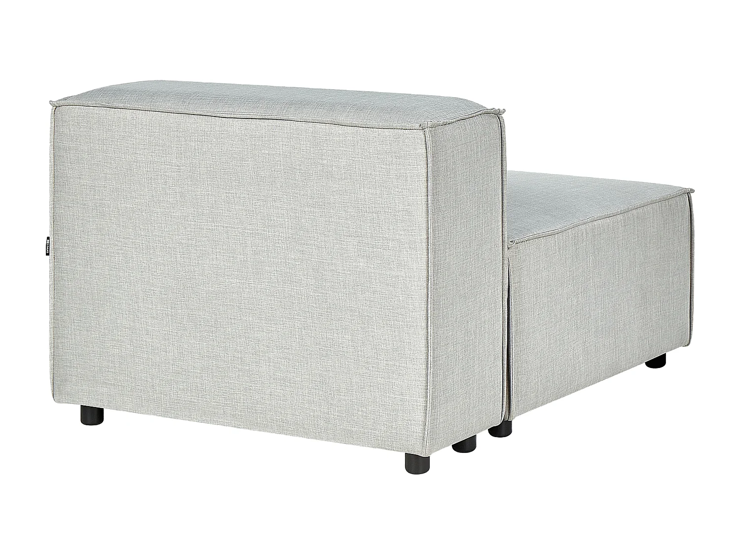 Section 1 place de canapé modulable en tissu gris APRICA