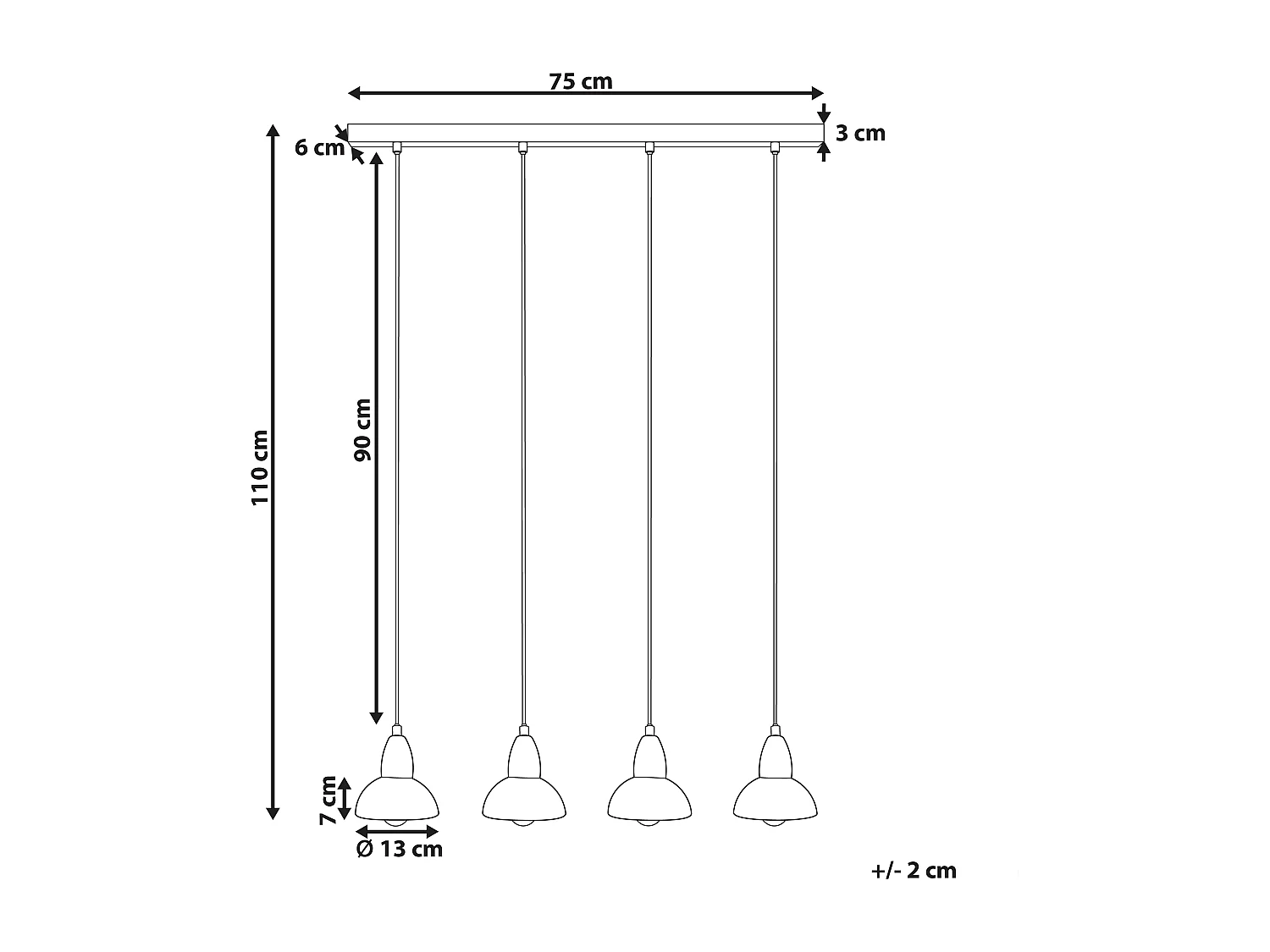 Lampadario CASTALY Metallo Ottone