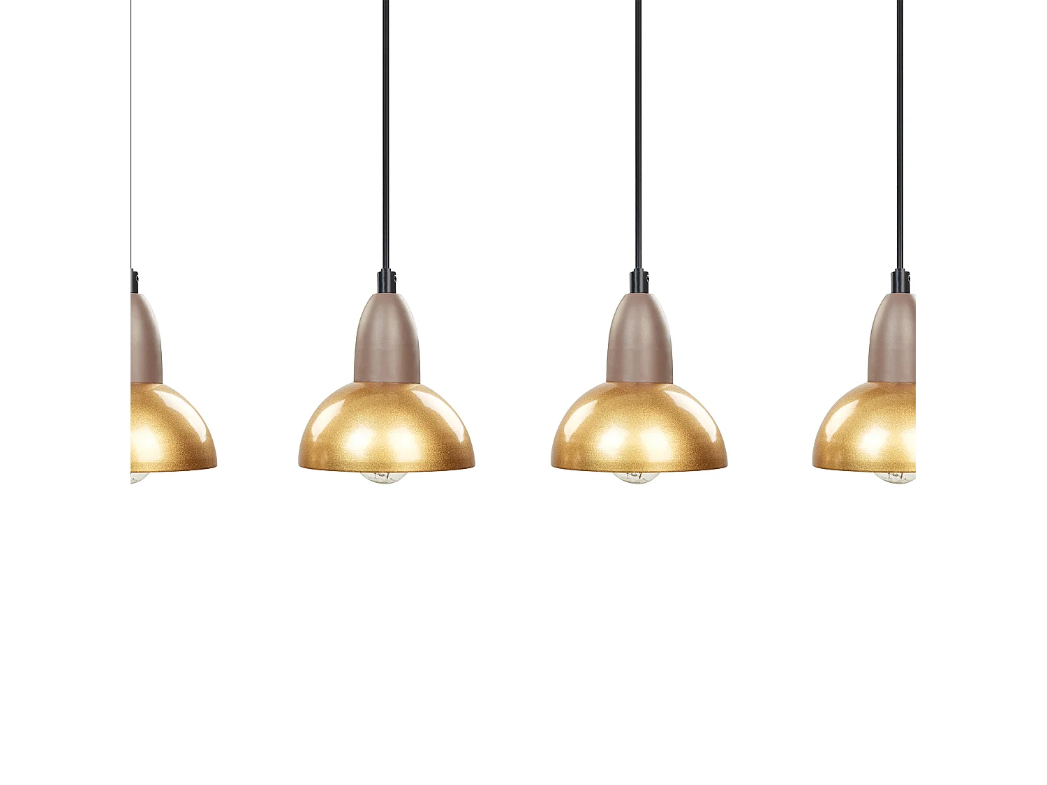 Lampadario CASTALY Metallo Ottone