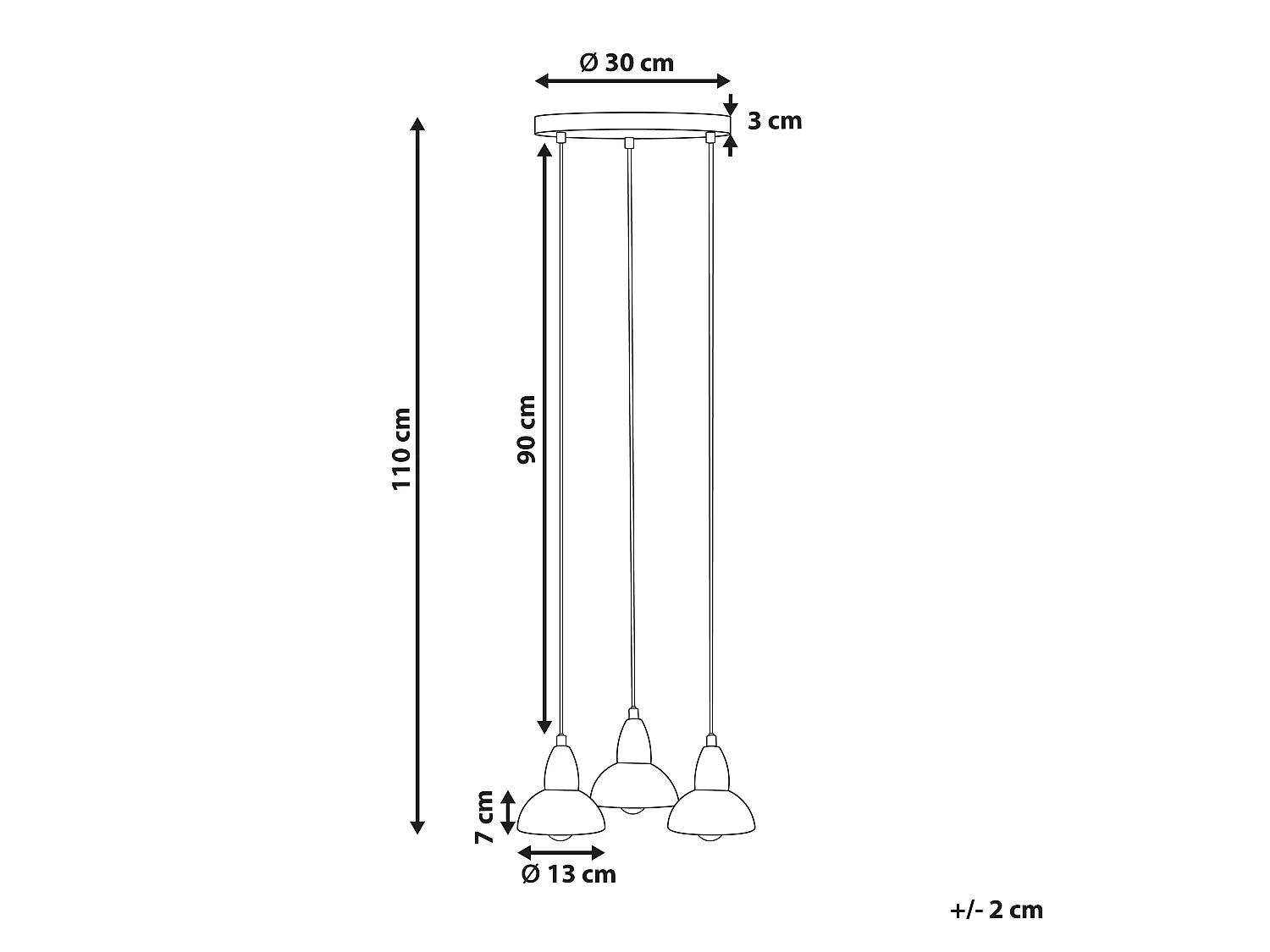 Lampe suspension CASTALY Métal Laiton
