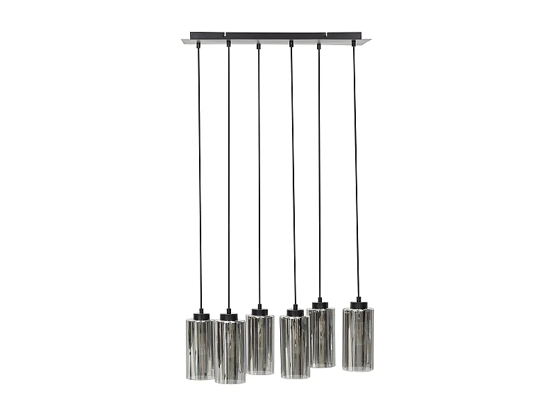 Lampe suspension PURIRI Verre Gris