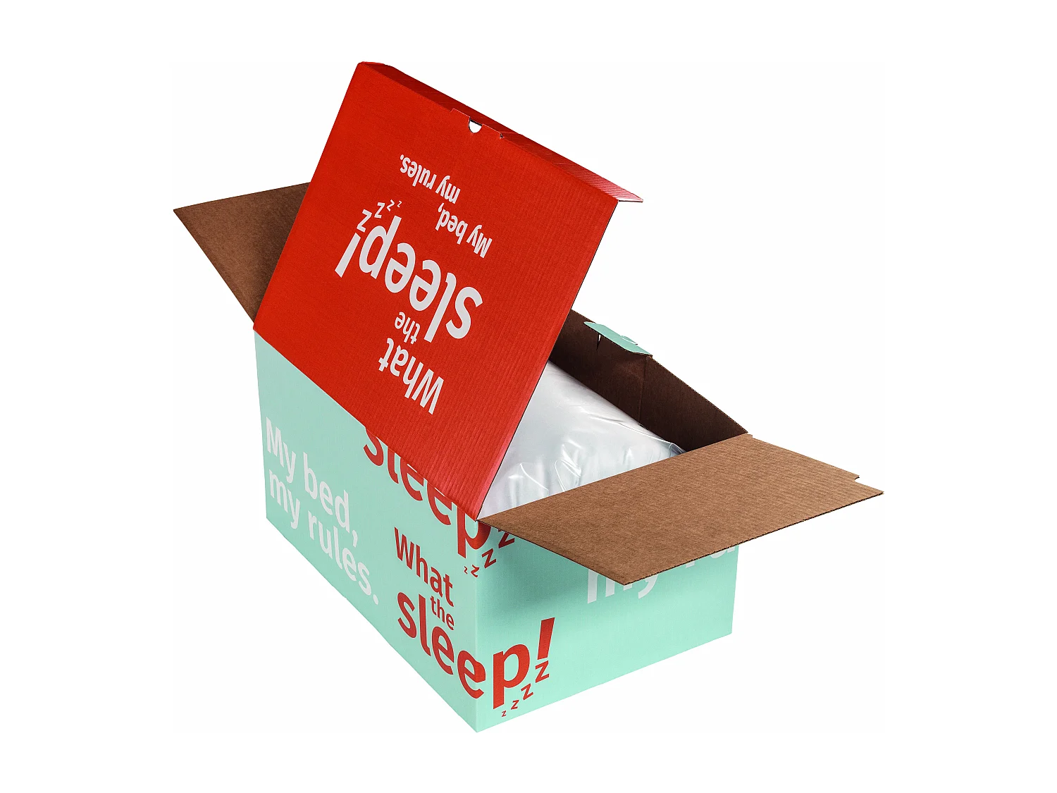 Almohada DRUMS, What the Sleep, Fibra Sostenible, Firmeza Media-Alta, Alta transpirabilidad, Hipoalergénica, Dormir de Lado y Cambio de Postura 70cm