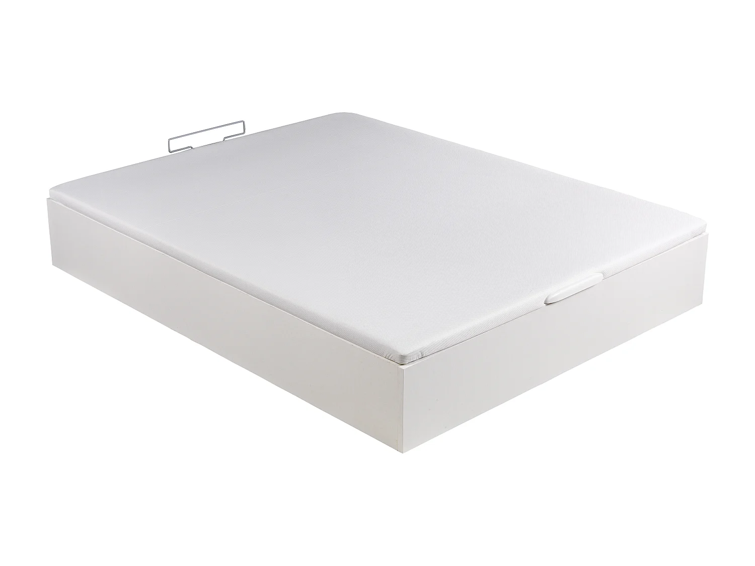 Pack Descanso Royal Sleep, Colchón Viscoelástico Ceramic Plus con Canapé Abatible Gran Capacidad Blanco, Montaje en domicilio incluido 90x190