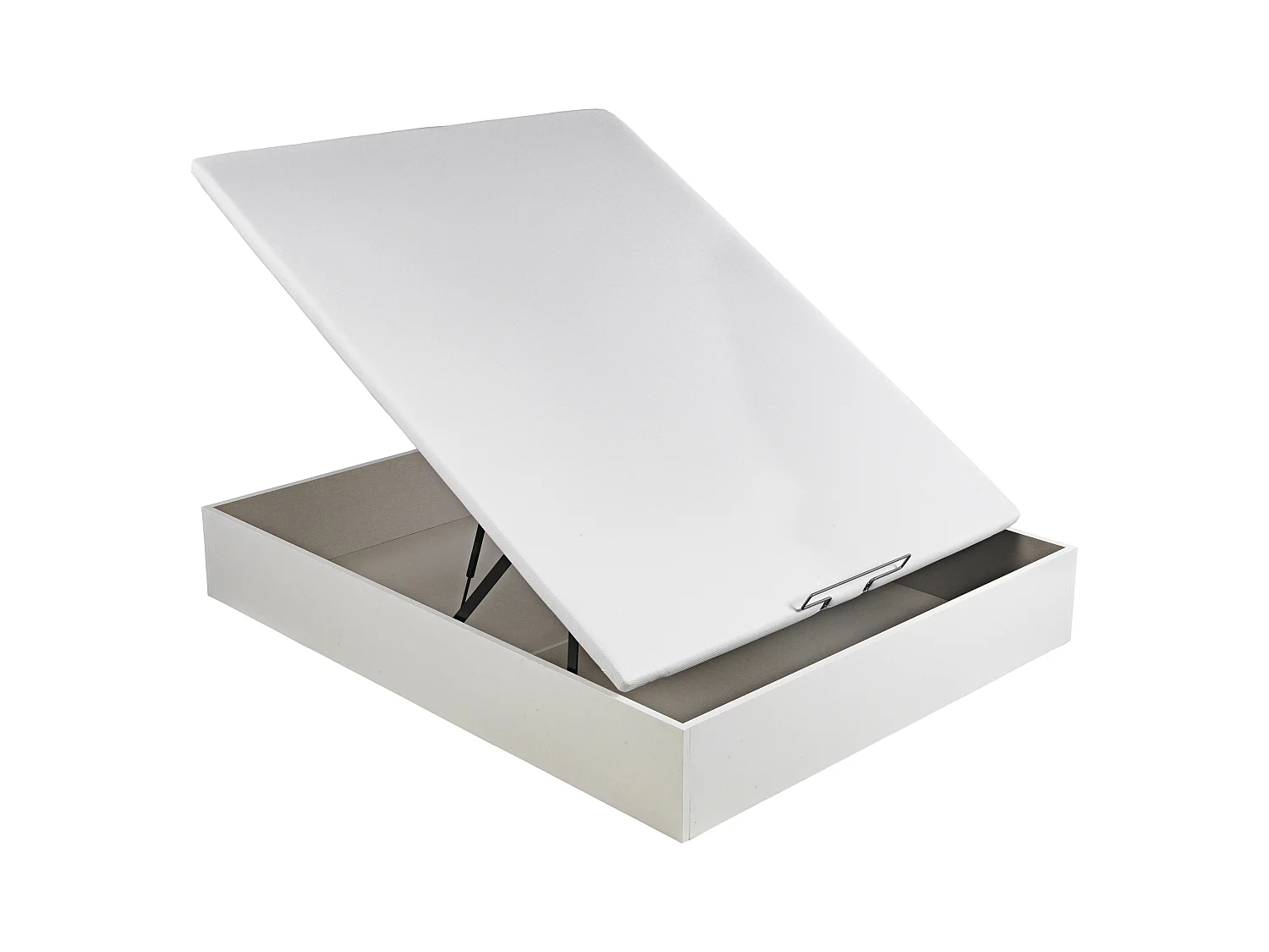 Pack Descanso Royal Sleep, Colchón Viscoelástico Ceramic Plus con Canapé Abatible Gran Capacidad Blanco, Montaje en domicilio incluido 150x190