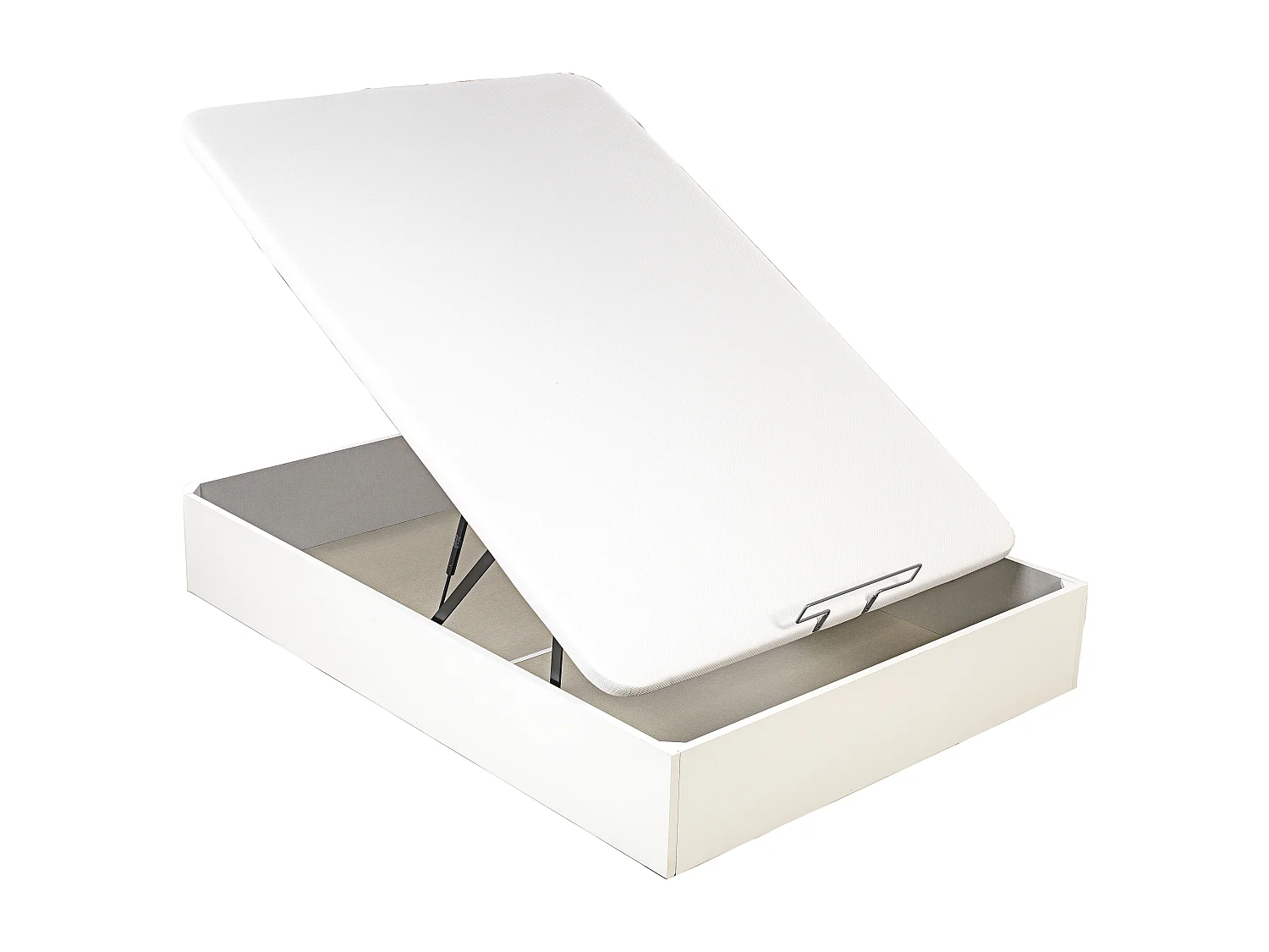 Pack de colchão de molas Funk e Sommier Articulado com arrumação branco|altura 24cm. GRÁTIS: Entrega, montagem e remoção do antigo | 90 x 190 cm