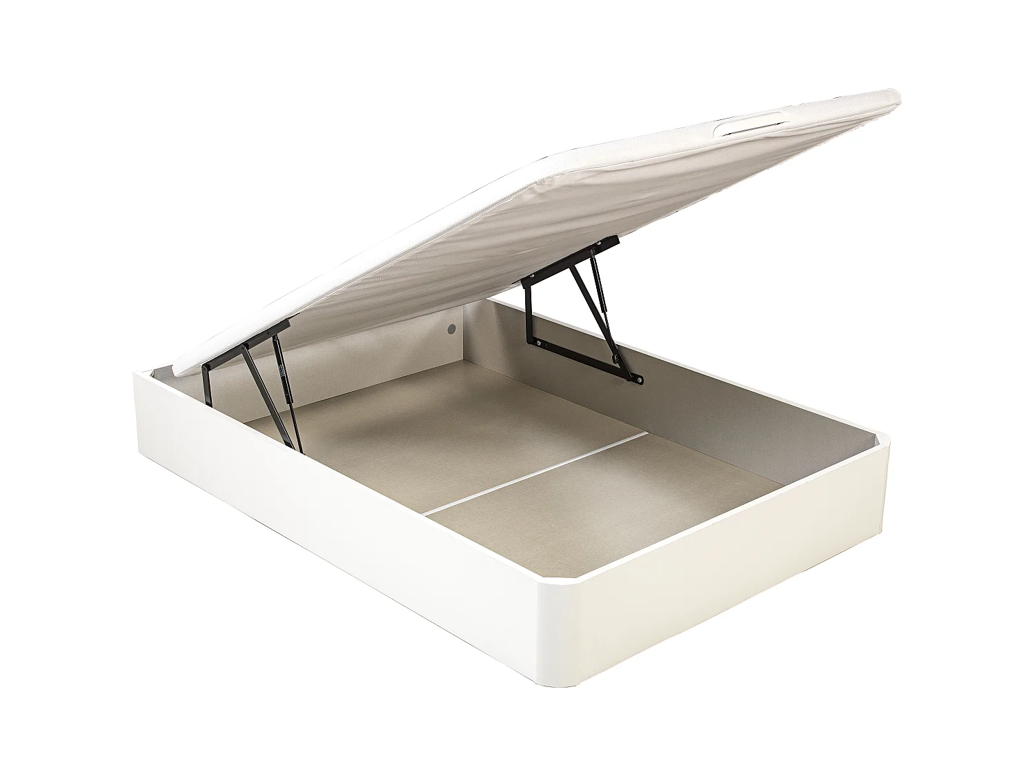 Pack SOUL What the Sleep, Colchón Sostenible HR con Visco + Canapé Blanco Gran Capacidad, Entrega, Montaje y Retirada de Usado Incluida 135x190