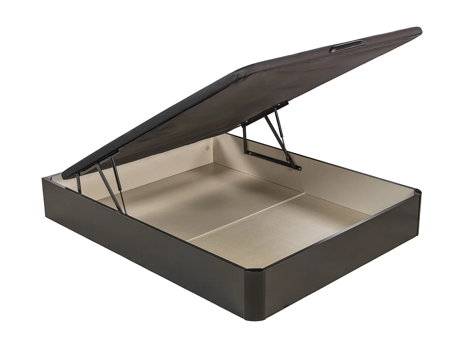 Pack FUNK What the Sleep, Colchón Sostenible Muelles Ensacado Visco + Canapé Abatible Negro Gran Capacidad, Entrega, Montaje y Retirada Usado 90x190