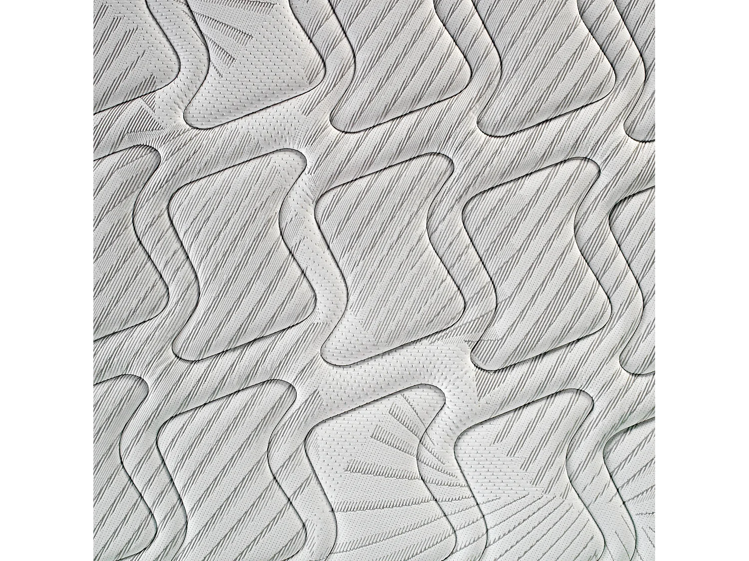 Colchão de molas contínuas, altura 27cm, fio de carbono, efeito regenerador | 160 x 190 cm