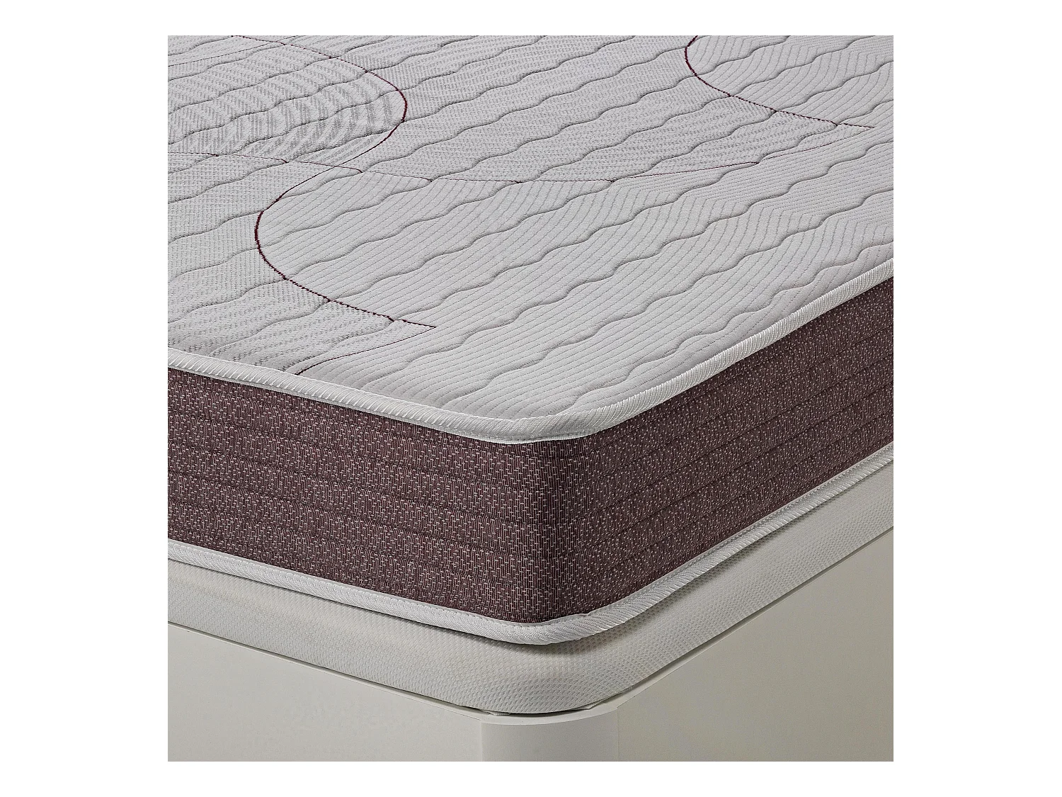 Colchón viscoelástico Royal Sleep Dormant, 19 cm, Antiácaros, Hilo de plata, Firmeza alta, 80x182