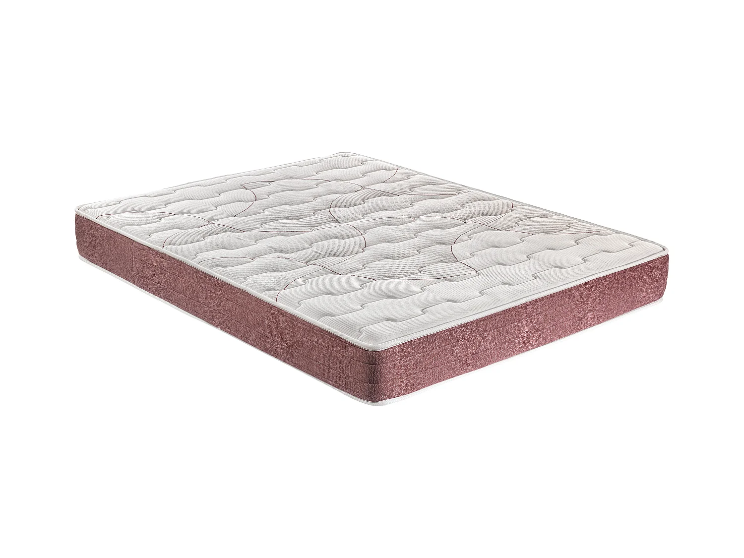 Colchón viscoelástico Royal Sleep Dormant Plus, 22 cm, Antiácaros, Hilo de plata, Firmeza alta, 140x200