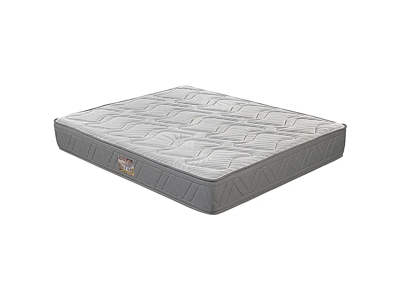 Colchón Royal Sleep Ceramic Prestige, Muelles con Viscoelástica, Hilo Carbono y Biocerámico, Confort Hotel, 27 cm, Confort Alto, 105x190