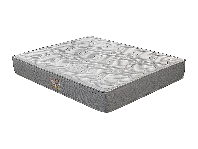 Colchón Royal Sleep Ceramic Prestige, Muelles con Viscoelástica, Hilo Carbono y Biocerámico, Confort Hotel, 27 cm, Confort Alto, 150x200