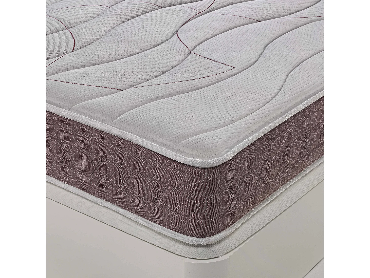 Colchão viscoelástico de alta qualidade, firmeza média, total adaptabilidade, altura 24 cm (Espuma viscoelástica HR), 80x182cm | 80 x 190 cm