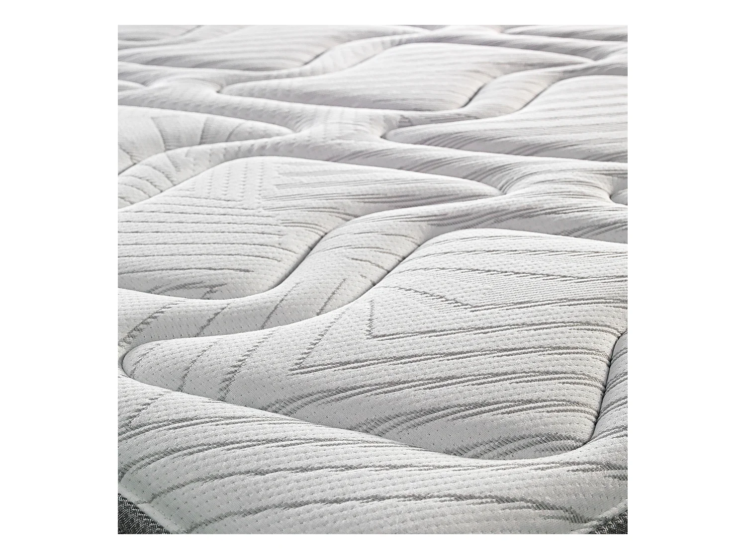 Colchón Royal Sleep Ceramic Prestige, Muelles con Viscoelástica, Hilo Carbono y Biocerámico, Confort Hotel, 27 cm, Confort Alto, 140x190