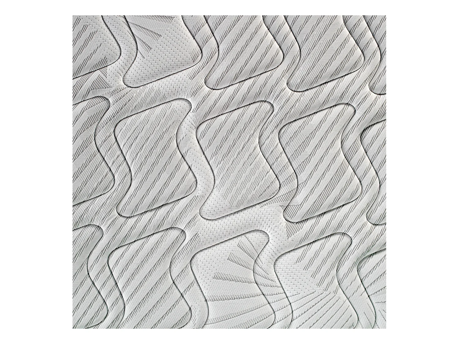 Colchão de molas contínuas, altura 27cm, fio de carbono, efeito regenerador | 135 x 200 cm