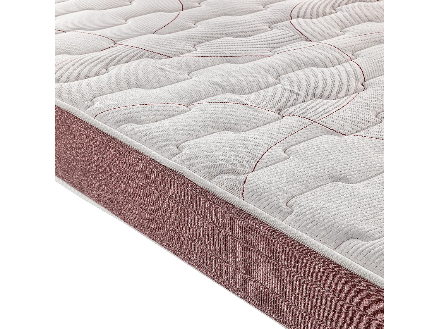 Colchón viscoelástico Royal Sleep Dormant Plus, 22 cm, Antiácaros, Hilo de plata, Firmeza alta, 90x190