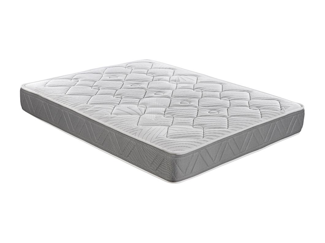 Colchón Royal Sleep Ceramic Pocket, Muelles ensacados con Viscoelástica, Hilo de Carbono Efecto Antiestrés y Biocerámico, 27 cm, Confort Alto, 105x190