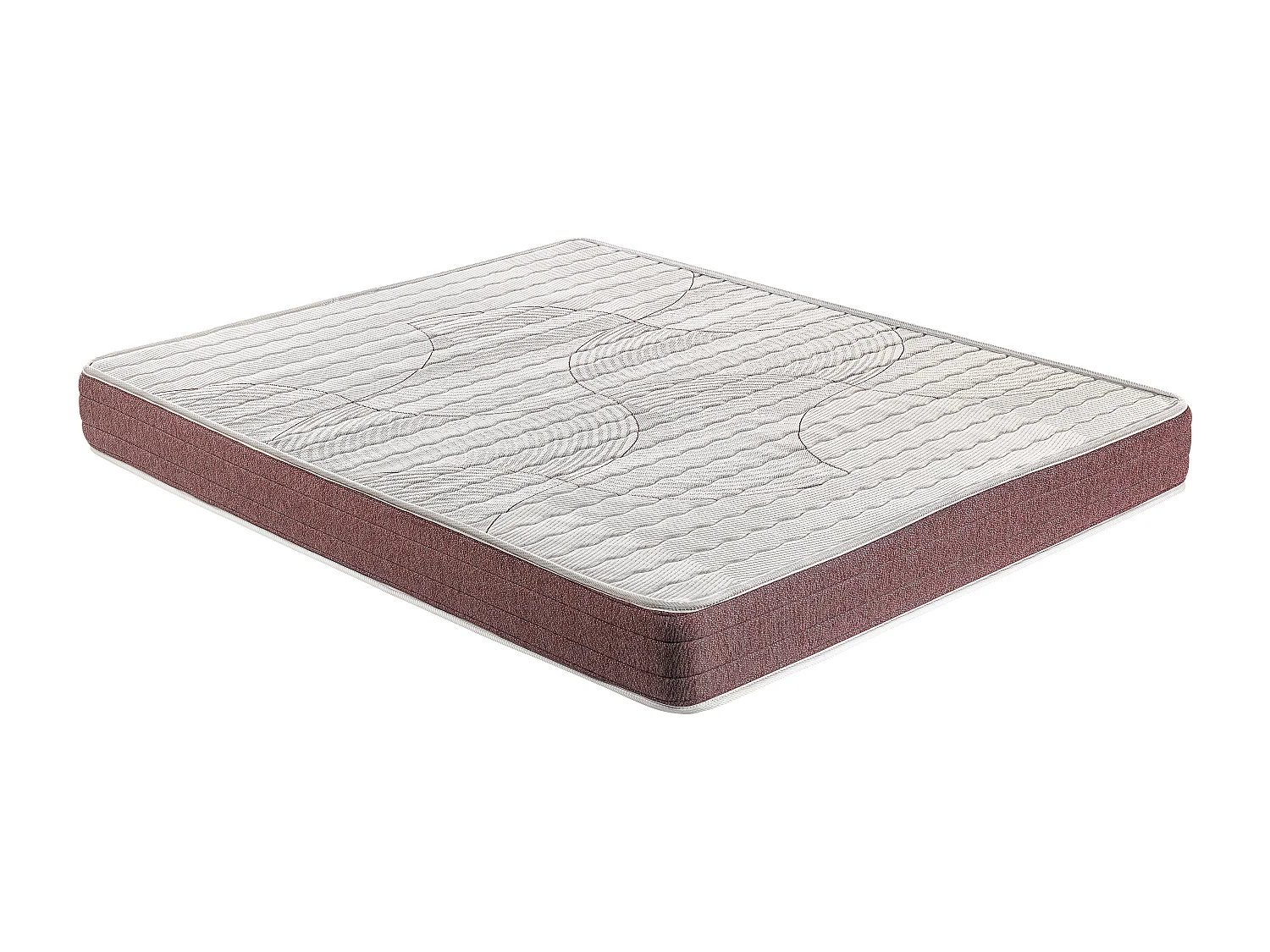 Colchón viscoelástico Royal Sleep Dormant, 19 cm, Antiácaros, Hilo de plata, Firmeza alta, 150x190