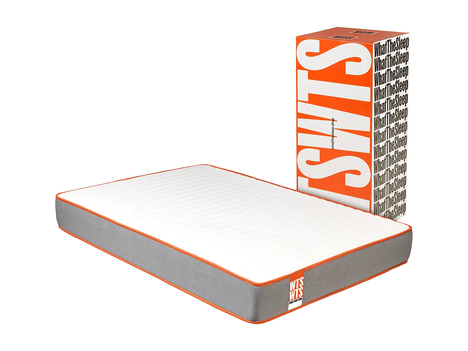 Colchão 150 x 190 cm WTS Funk | Molas Ensacadas + Visco | 24 cm | Premium