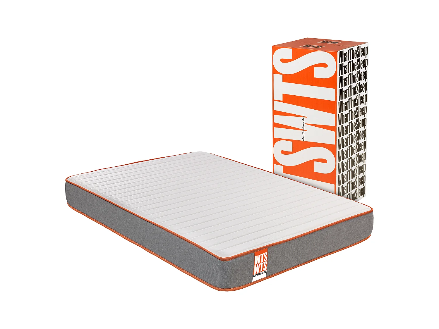 Colchón Sostenible What the Sleep RAP, Premium HR Viscoelástico, 22cm. Firmeza, Confort y transpirabilidad alta, 140x190