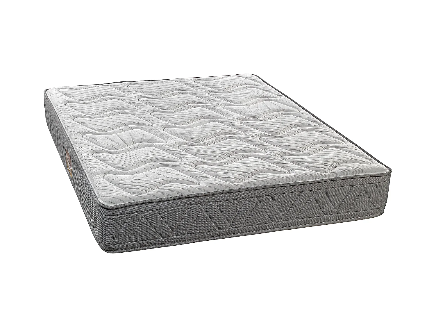 Colchón Royal Sleep Ceramic Prestige, Muelles con Viscoelástica, Hilo Carbono y Biocerámico, Confort Hotel, 27 cm, Confort Alto, 180x190