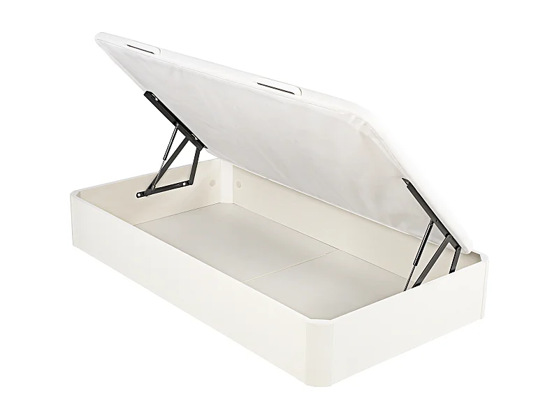 Canapé Juvenil Blanco, 90x190 cm, Apertura Lateral, Entrega, Montaje y Retirada Usado GRATIS. What The Sleep