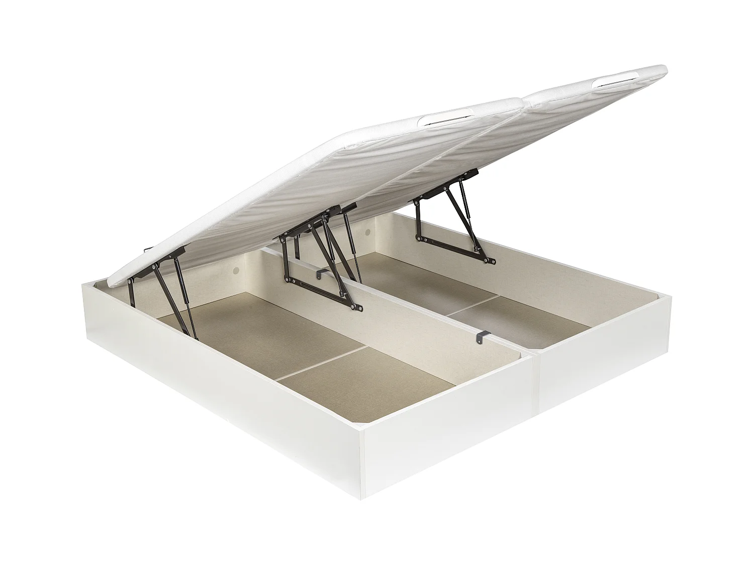 Canapé Abatible Blanco 135x190 cm, Montaje en el domicilio incluido. Recogida del antiguo GRATIS.