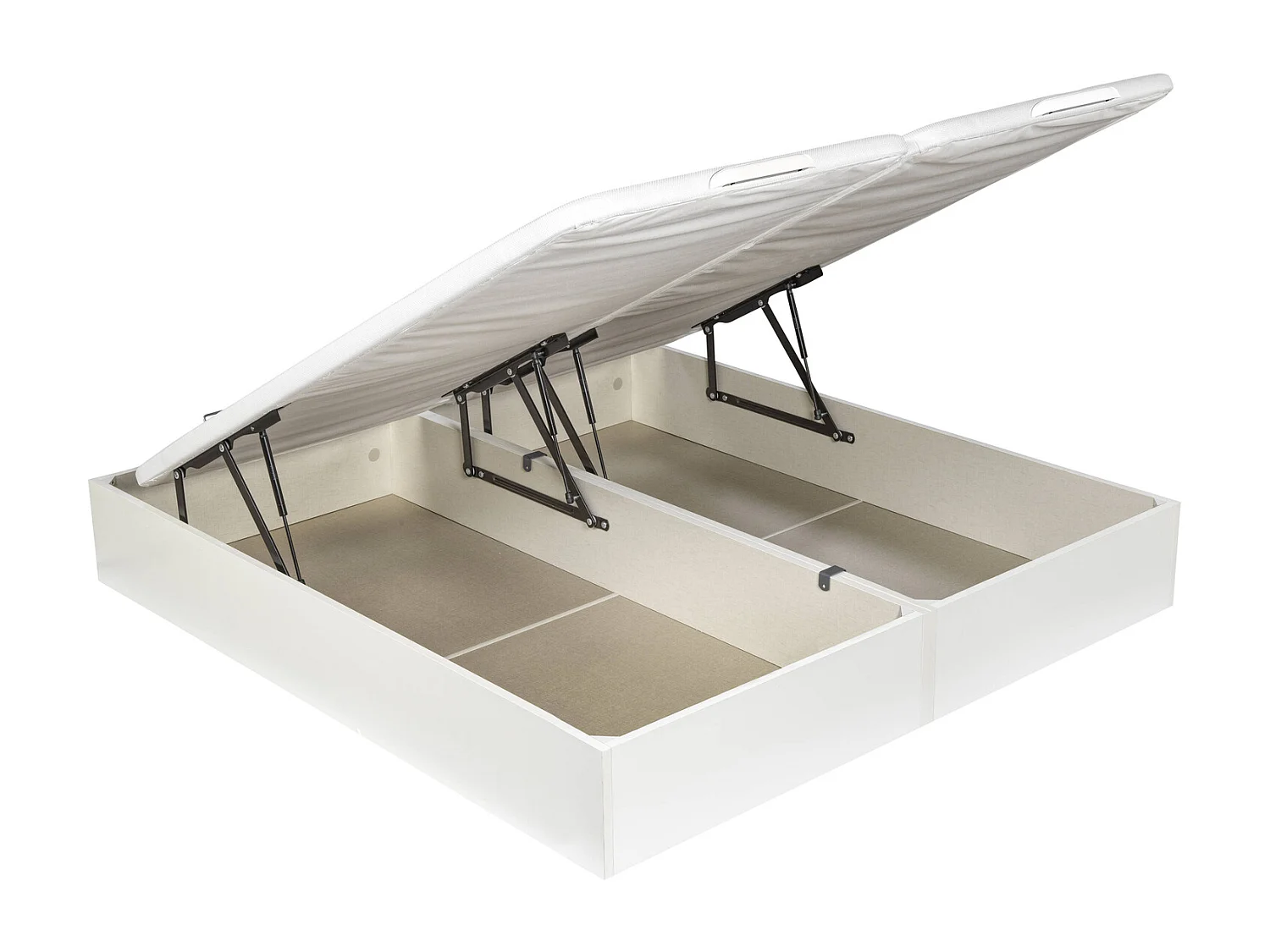 Canapé Abatible Blanco 150x190 cm, Montaje en el domicilio incluido. Recogida del antiguo GRATIS.