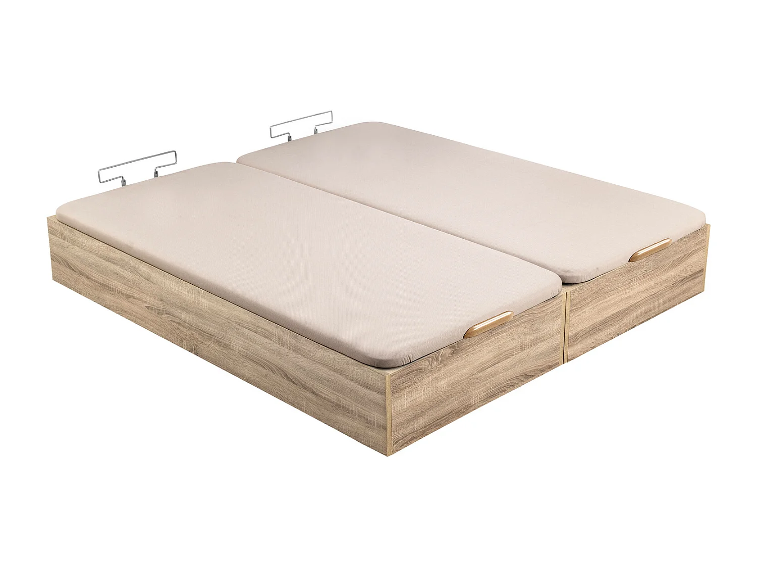 Sommier rebatível 150 x 200 cm | ROYAL SLEEP | Natural | 31 cm | Montagem e remoção incl.