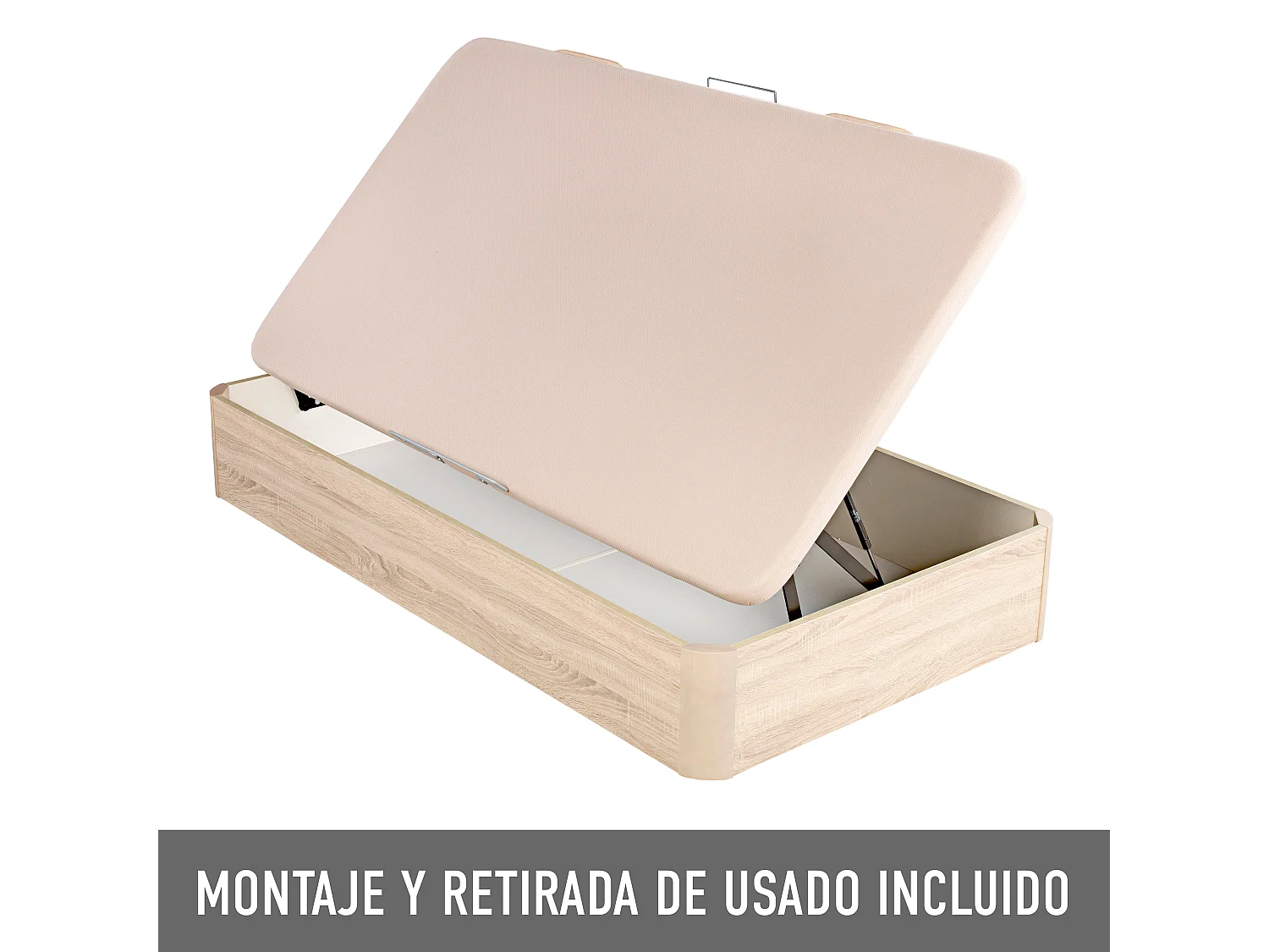 Canapé Juvenil, 90x190 cm, Apertura Lateral Natural, Montaje en el domicilio incluido. Recogida del antiguo GRATIS.