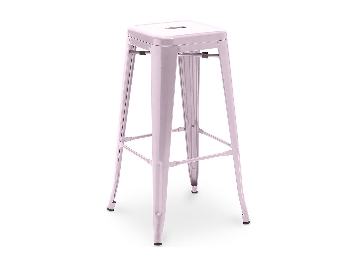 Table d'appoint ronde en métal rose D41 cm Rosalie | Maisons du Monde