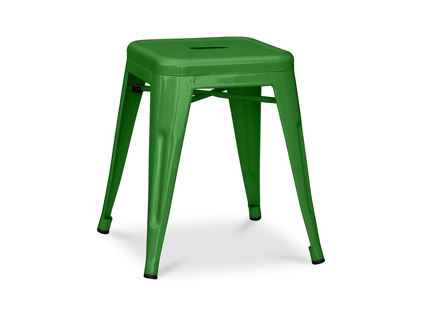 Tabouret Design Industriel - 45cm - Nouvelle Édition - Stylix Vert