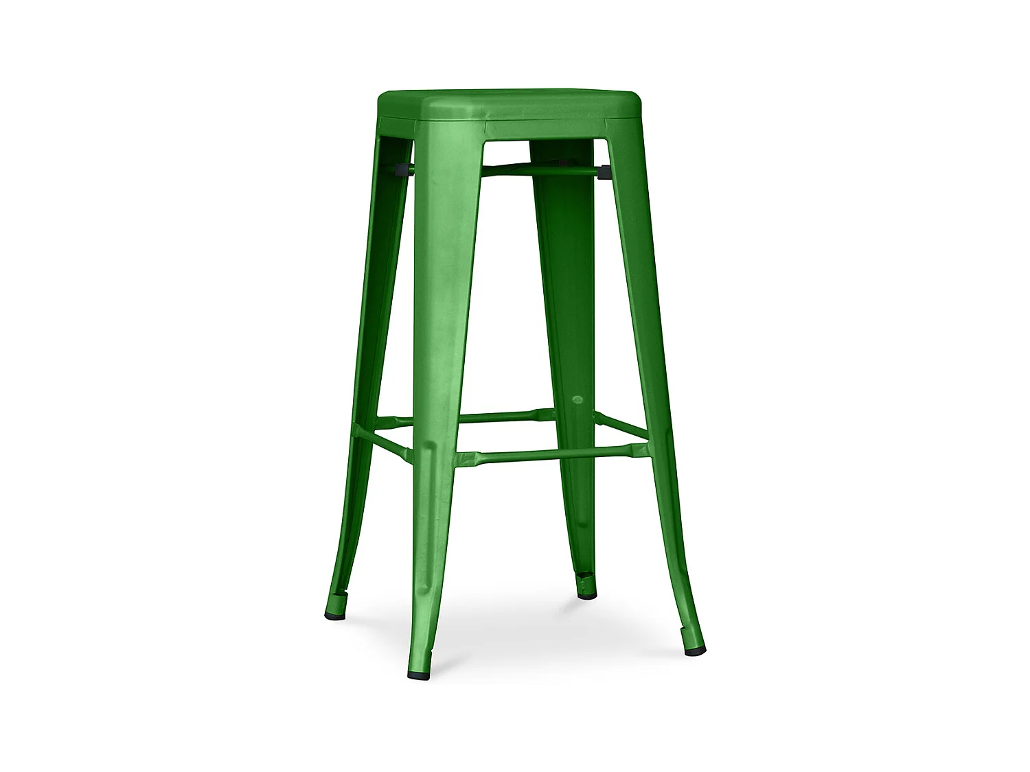 Tabouret de bar - Design industriel - 76cm - Nouvelle édition- Stylix Vert