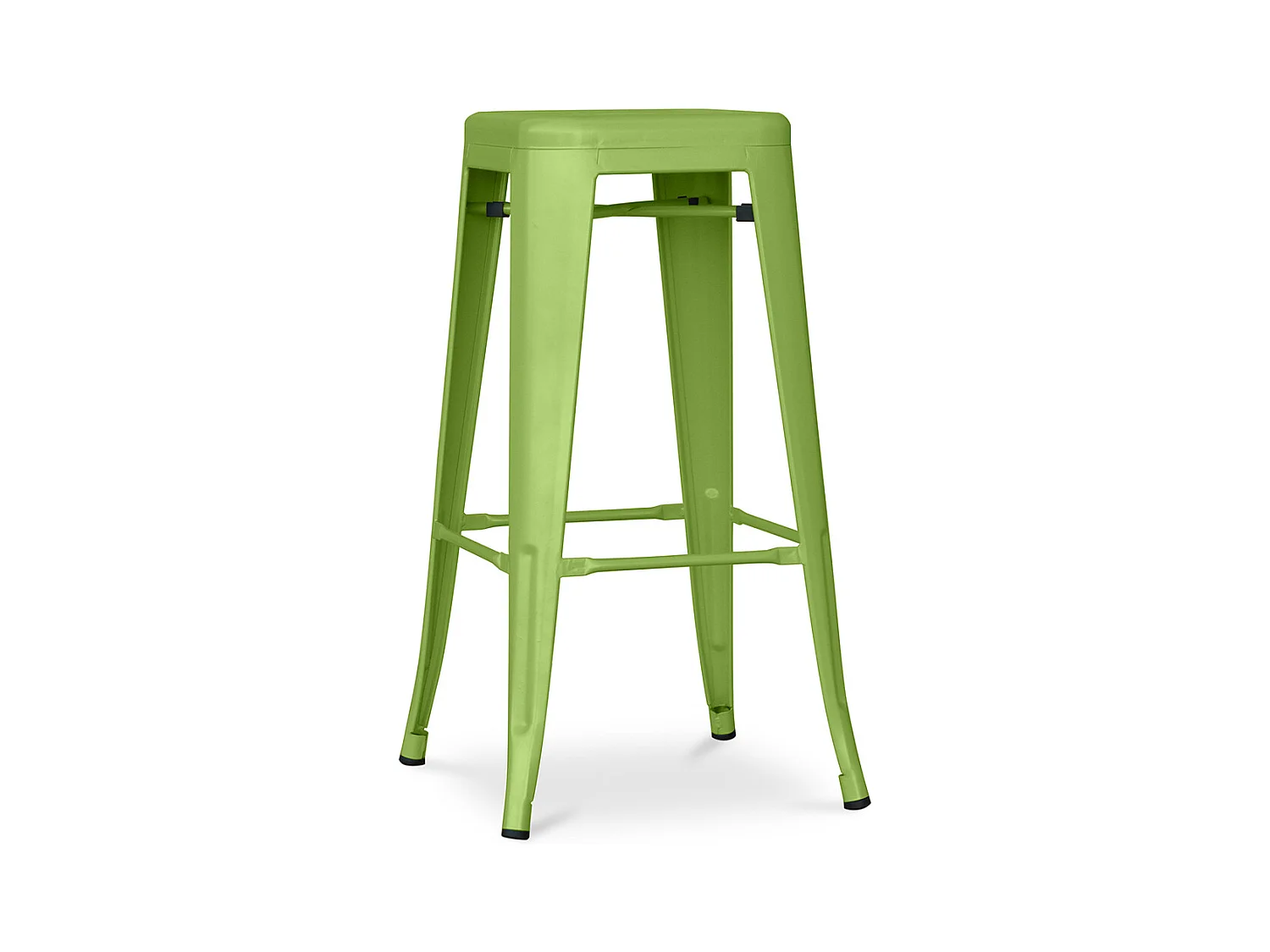 Tabouret de bar - Design industriel - 76cm - Nouvelle édition- Stylix Vert clair