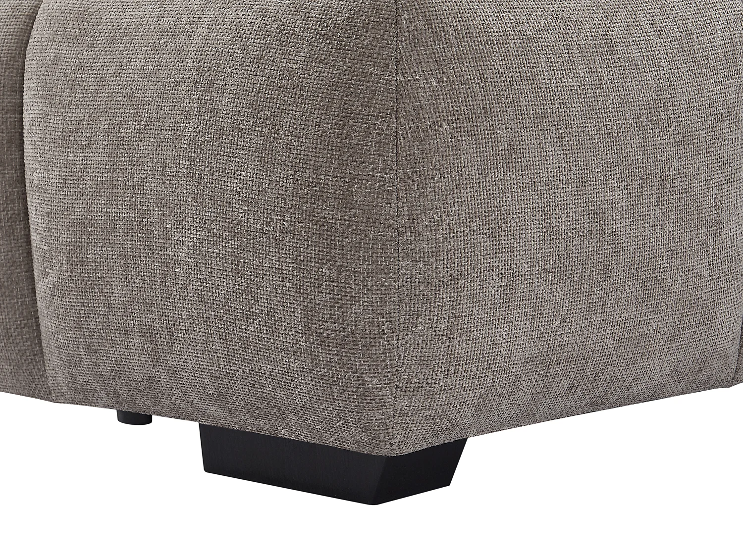 Ecksofa - Ecke links - Stoff - Grau - BERENIA