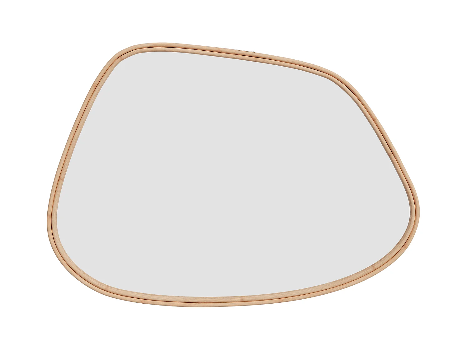 Miroir organique en rotin 81x56 cm - Tseri