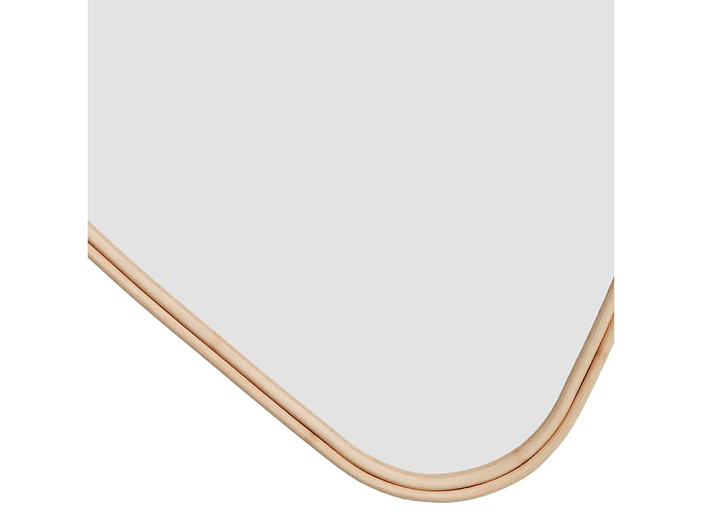 Miroir organique en rotin 80x60 cm - Tseri