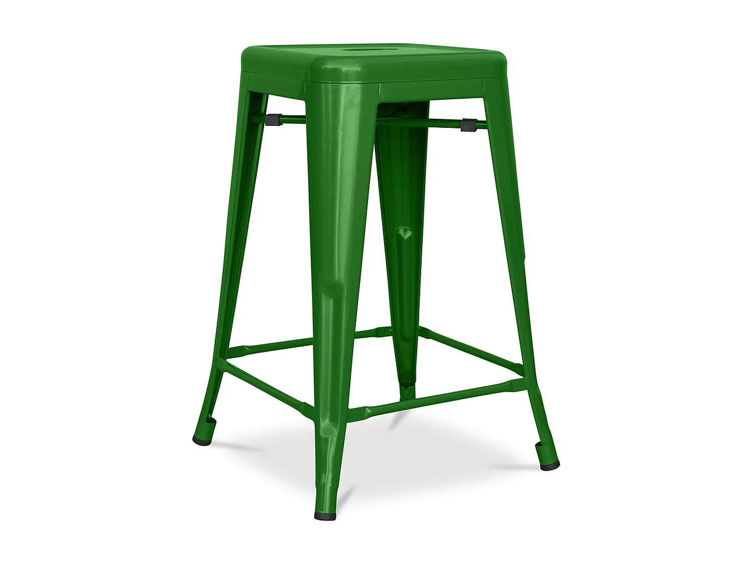 Taburete de Bar - Diseño Industrial - Acero Mate - 60cm - Nueva edición - Stylix